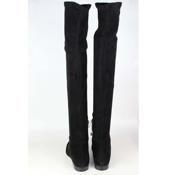 NEW JIMMY CHOO Myren Stretch Suede Over-the-knee Boots - Picture 8 of 16